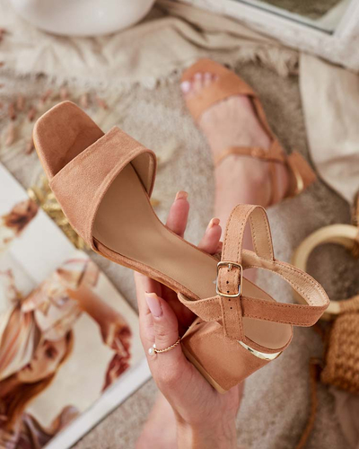 Royalfashion Női posztószandál