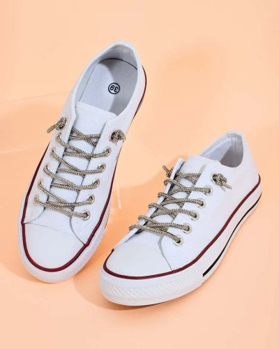 Royalfashion Női tornacipő díszes fűzővel Timi