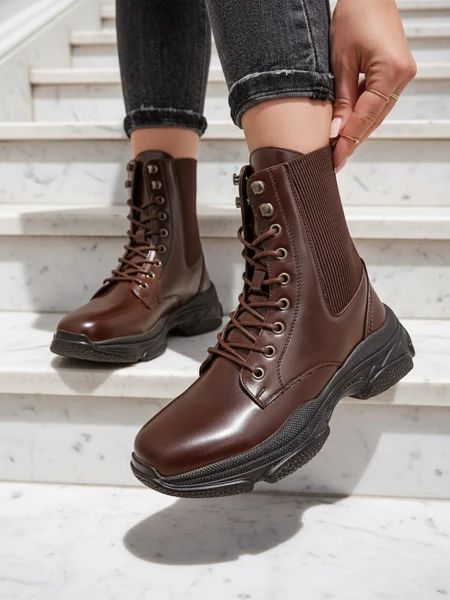 Royalfashion Női munkahelyi stílusú bokacsizmák Ronoppa