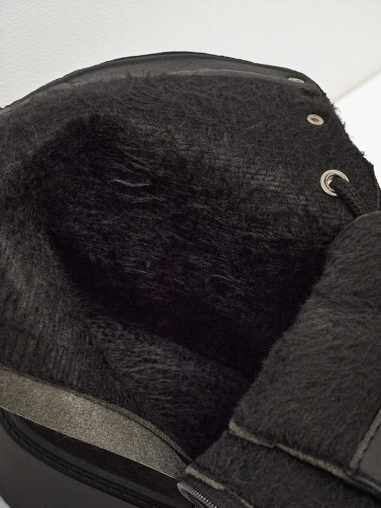 Ferlyne öko velúr fűzős női bokacsizma