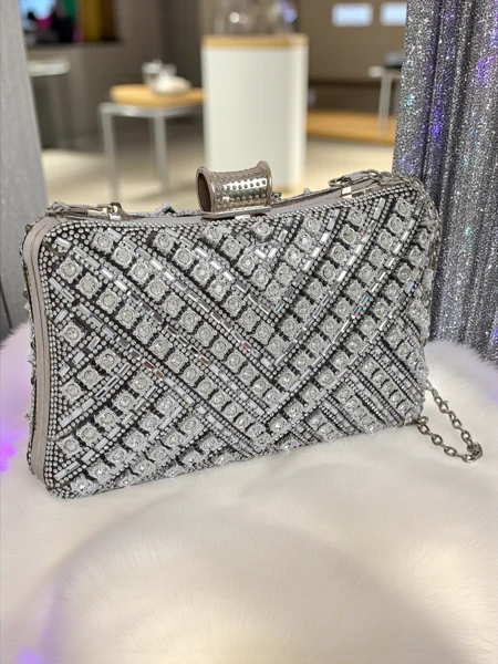 Royalfashion Női borítéktáska cirkóniákkal Seraphine Glint