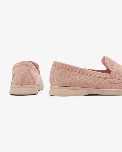 Női öko-szarvasbőr mokaszin rózsaszínben Daffer- Footwear