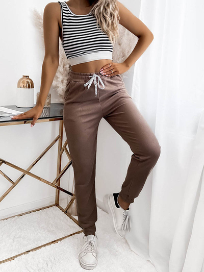 Royalfashion Brown női tréningruha PLUS SIZE