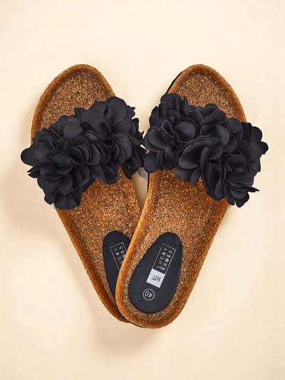 Royalfashion női papucs virágokkal Flora Soft