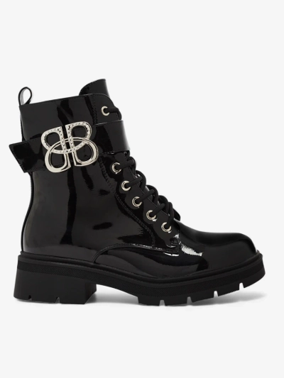 Luna női fekete bőr elegáns őszi bokacsizma