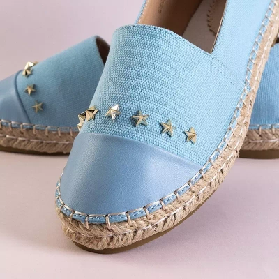 Kék női espadrillák Fraus csillagokkal - cipő