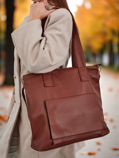 Nagy női műbőr shopper táska Moon Whisper