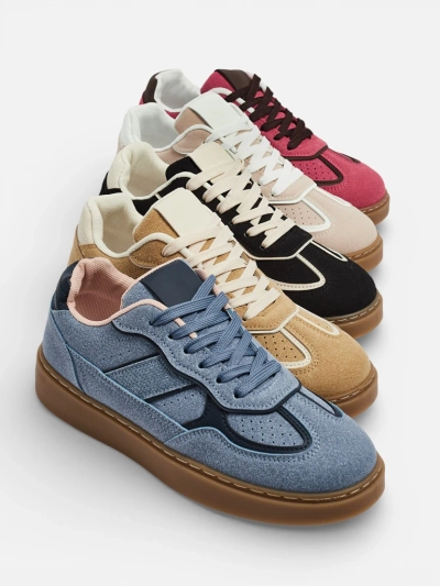 Flora fekete ökológiai sport női sneakerek mindennapi használatra