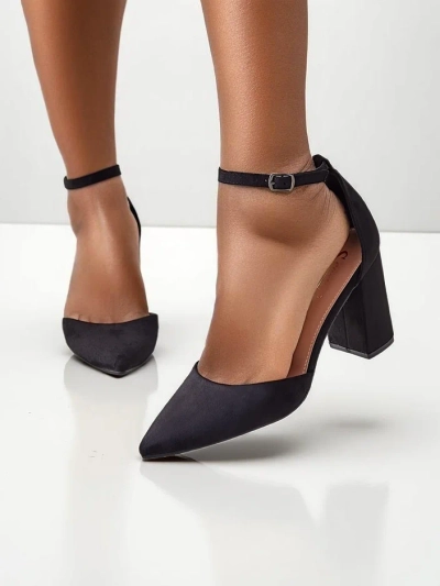Royalfashion Női eco-suede magassarkú Caldeno