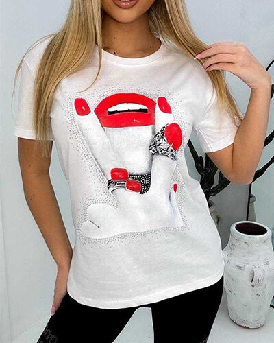 Royalfashion Női póló nyomtatással és cirkuszokkal