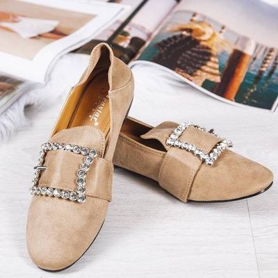 OUTLET Barna mokaszin Morandi díszítéssel - Cipő