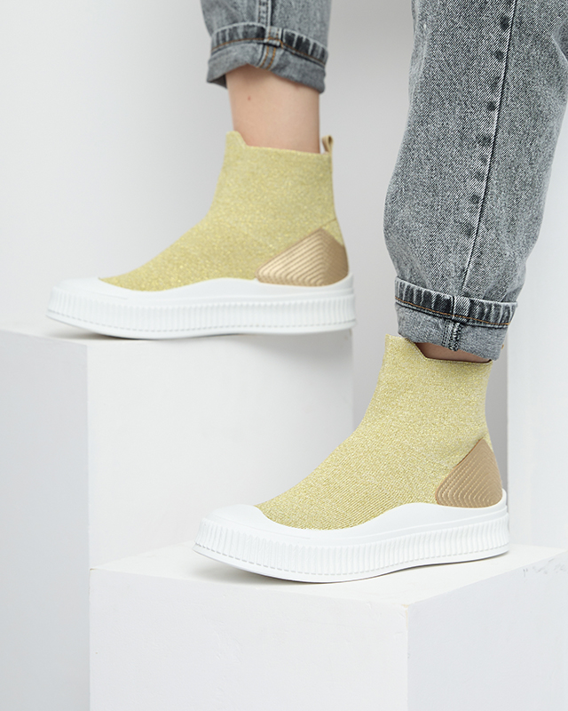 Bejoko aranyszínű női sportcipő - lábbeli