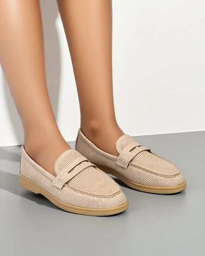 Royalfashion Lyukacsos női mokaszinok Sierros