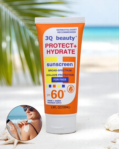 3Q Beauty vízálló arcfényvédő krém SPF 60