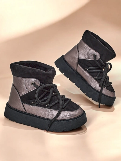 Royalfashion Női fűzős hó csizmák Iniuc