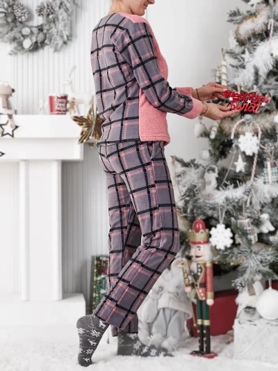Royalfashion Női kockás pizsamák