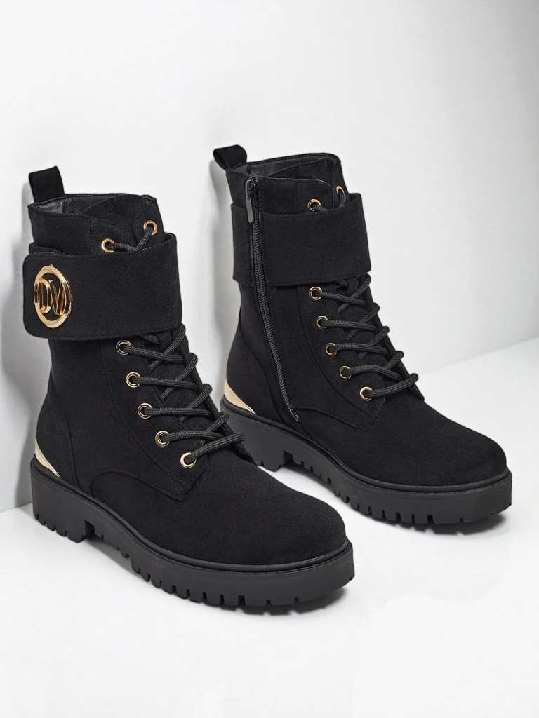 Női Lorice díszes worker bakancsok