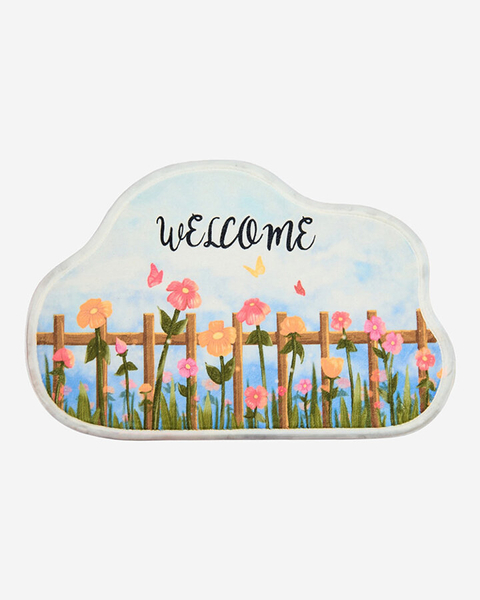 Royalfashion Színes lábtörlő szőnyeg virágokkal 40x60