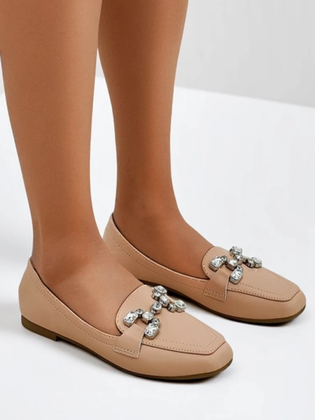 Royalfashion Női mokaszínok strasszokkal Lecilla