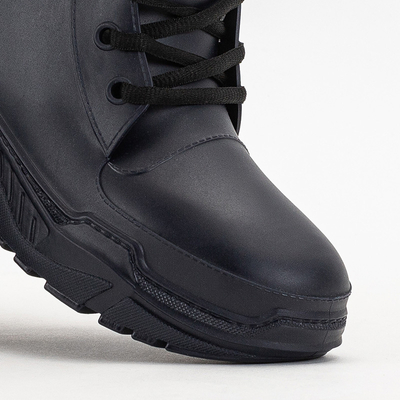 Női sötétkék csizma a'la Aiax gumicsizma - Lábbeli