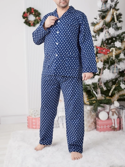 A Royalfashion férfi pizsama színes nyomtatással