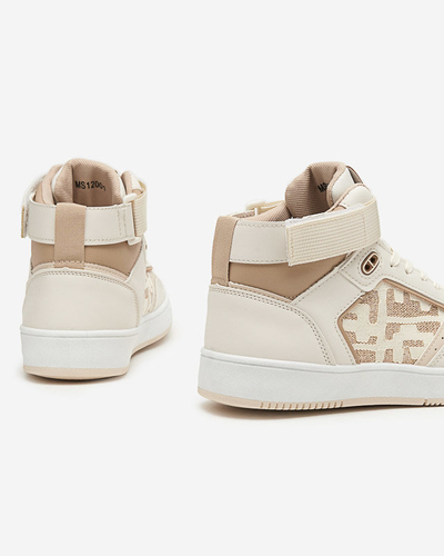 Női bézs magas szárú sportcipő Retila - Lábbeli