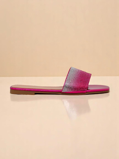 Royalfashion női cirkóniás papucs ShinyGlow