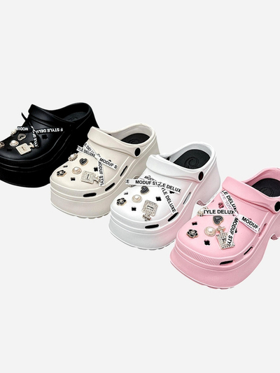 Royalfashion Női gumiszandál díszítéssel Dellos
