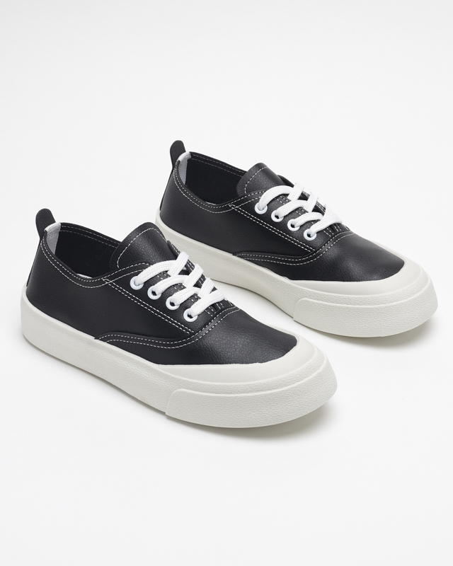 OUTLET Fekete női tornacipő Lorino - Lábbeli