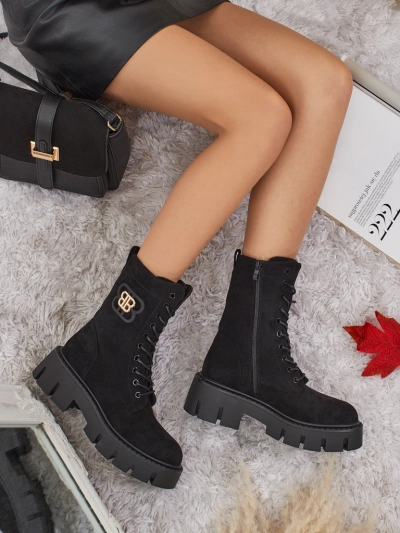 Royalfashion Női Milloze worker stílusú bokacsizma