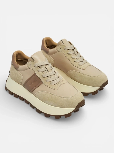 Női sportos sneakerek természetes bőrből - Naterre