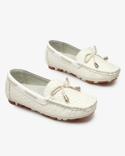 Fehér gyermek mokaszin Dannad- Footwear