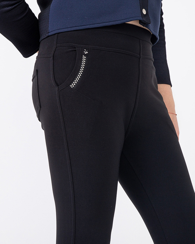 Fekete női PLUS MÉRET tregging - Ruházat