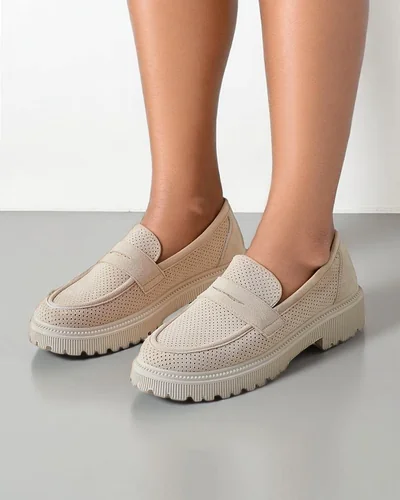 Royalfashion Női öko-suede mokaszin Dunes