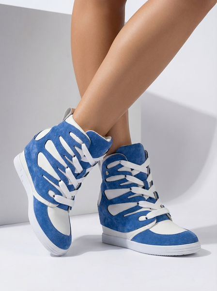 Royalfashion Női sportos csizma Pamstinsa sarokkal