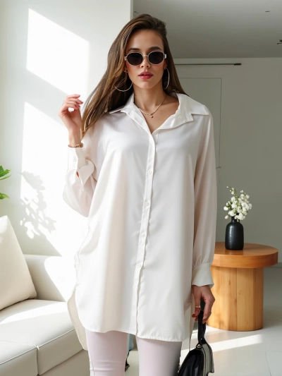 Royalfashion Hosszú női oversize ing