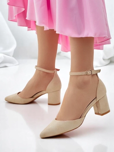 Royalfashion Női öko suéd magassarkú cipők Vinoy