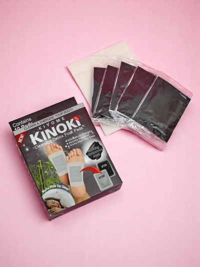 Toxineltávolító talpfoltok DETOX KINOKI 10 db Árbócz