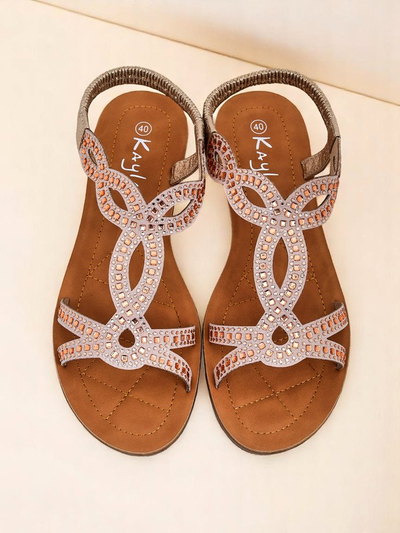 Royalfashion Lola Grace női szandál díszítő pántokkal