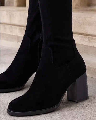 Royalfashion Női térdig érő csizma Rozia