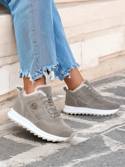 Royalfashion Grey női szigetelt sportcipő Lahho