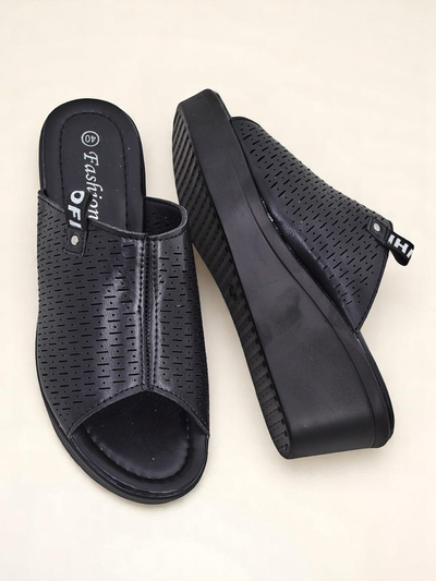 Royalfashion Női ékpántos Luna Wedge papucs