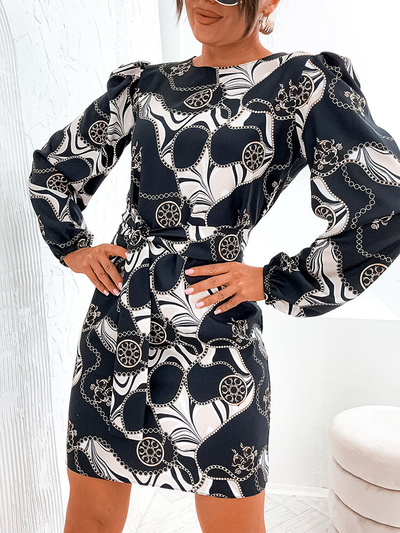 Royalfashion női ruha dekoratív mintával