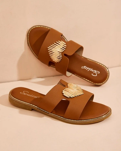Royalfashion Női Olis lapos talpú flip-flop