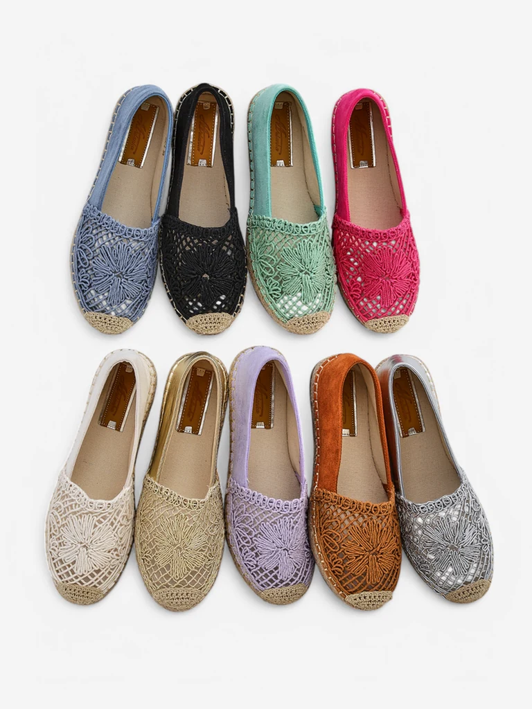 Royalfashion Női perforált espadrille Verela