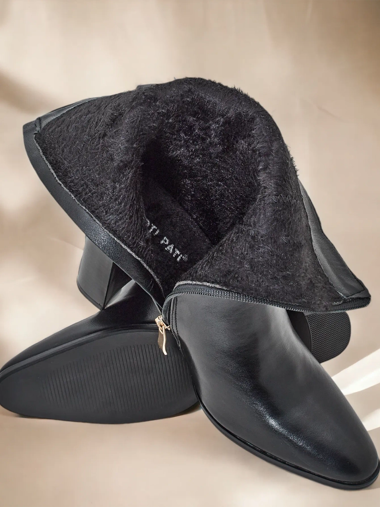 Royalfashion Női bokacsizma egy poszton Amior