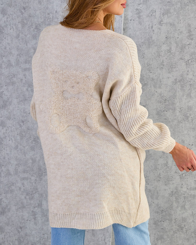 Royalfashion Fukszia női ágytakaró pulóver