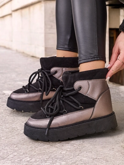 Royalfashion Női fűzős hó csizmák Iniuc