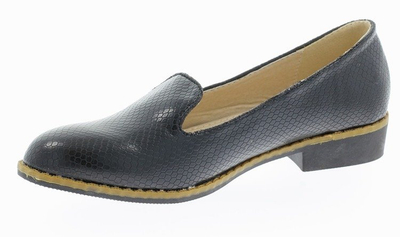 Czarne półbuty - Obuwie