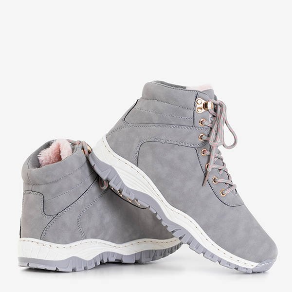 Női meleg csizma szürke Filig színben - cipő